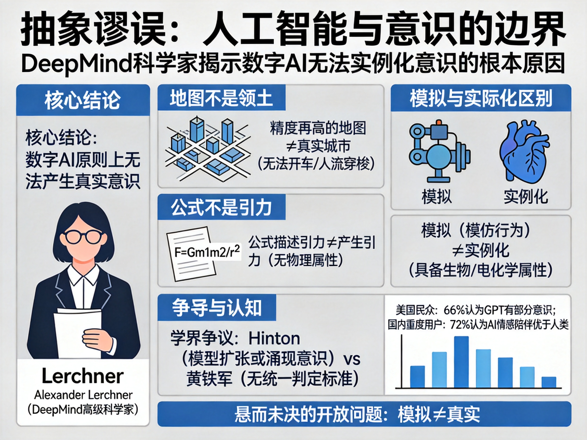 AI只能模拟意识，无法拥有意识：地图再精细也不是领土-第1张图片-世界杯直播平台-世界杯2026直播平台-免费观看官方-V3.6.9